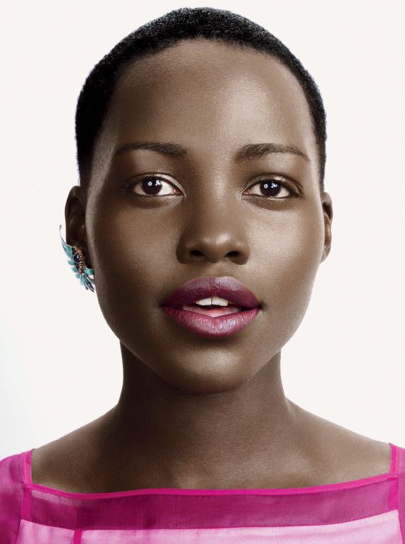 Lupita and her envious skin in Glamour magazine.