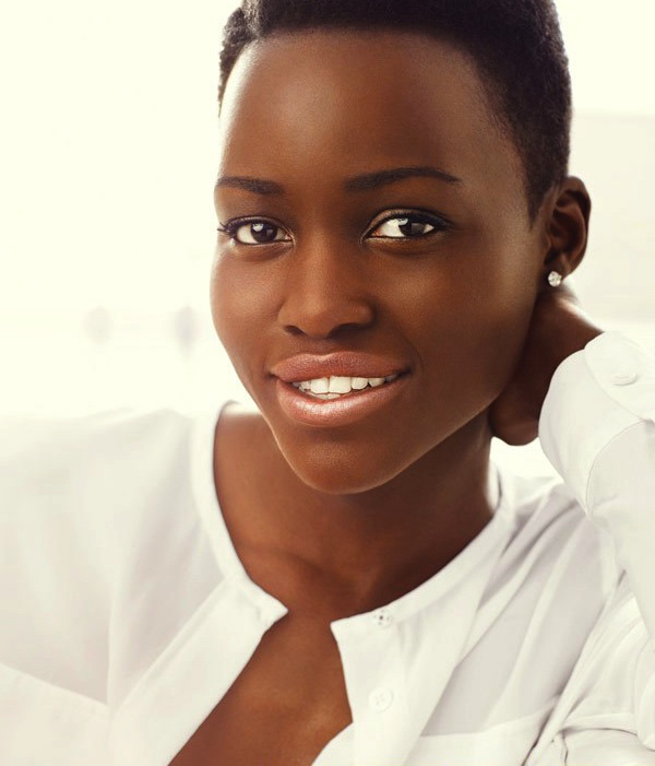Lupita as the new face of Lancôme.