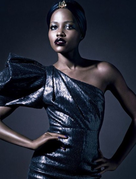 Lupita stuns in another shot for Vogue Italia.