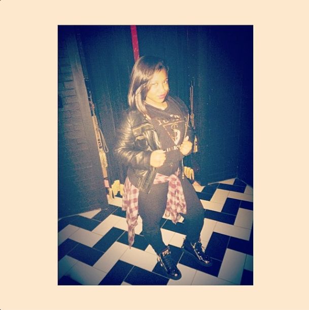 Reginae Carter was there to wish Christian a happy birthday!