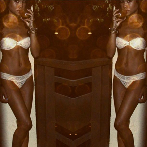 All white everything.