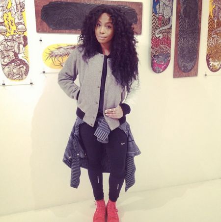 And just as easily go back to her tom-boy tendencies with style.