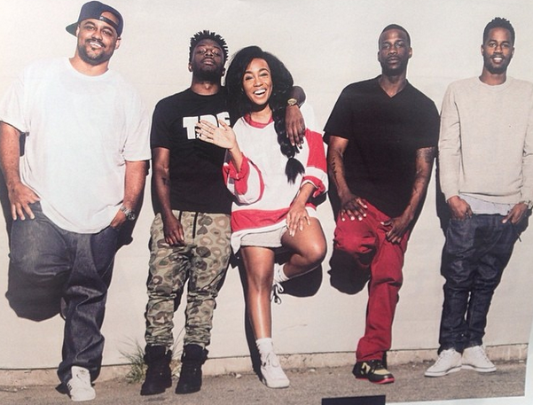 Because she’s down with the boys (The TDE boys that is).
