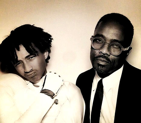 Jaden Smith scrunches his face with Tony Williams