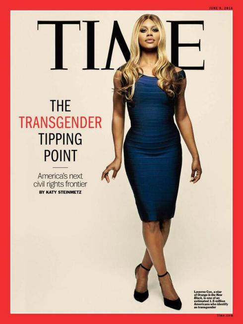 Trans activist Laverne Cox on the cover of TIME.