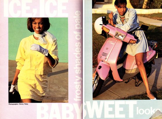 Before: she was making waves in the modeling scene when she was just 15.