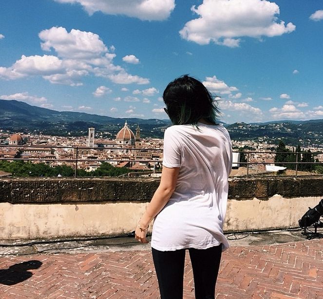 Kylie Jenner captioned this photo: “Goodbye”