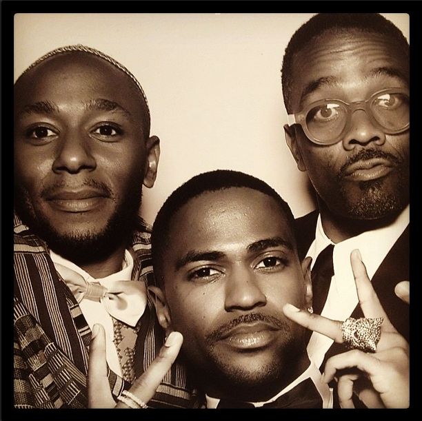 Mos Def poses wit Big Sean and Tony Williams