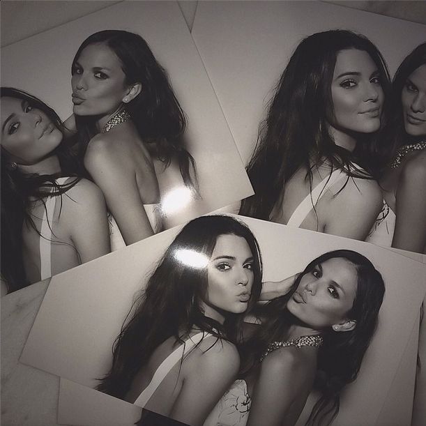 Kendall Jenner blows kisses with AI