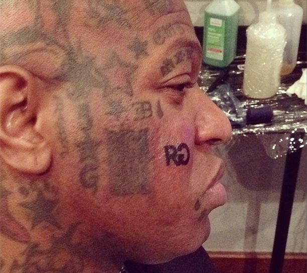Birdman’s Second Rich Gang Tattoo