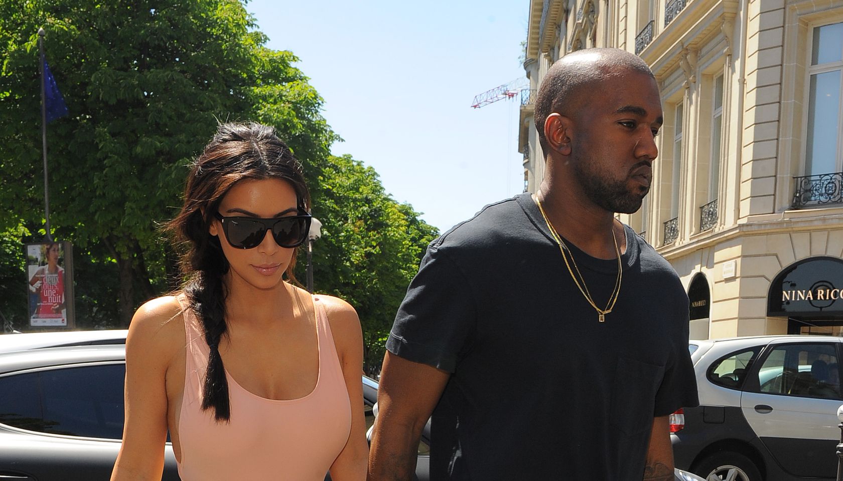 kim kardashian kanye west paris wedding week