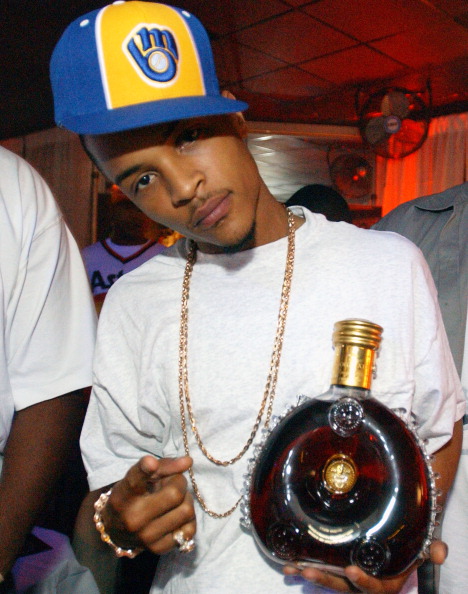 T.I. preparing for what seems like an eventful night.
