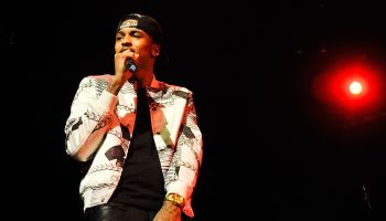 August Alsina performing on stage