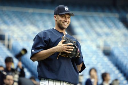 Whether he’s warming up, working the field, or up to bat, Derek Jeter is so damn fine.