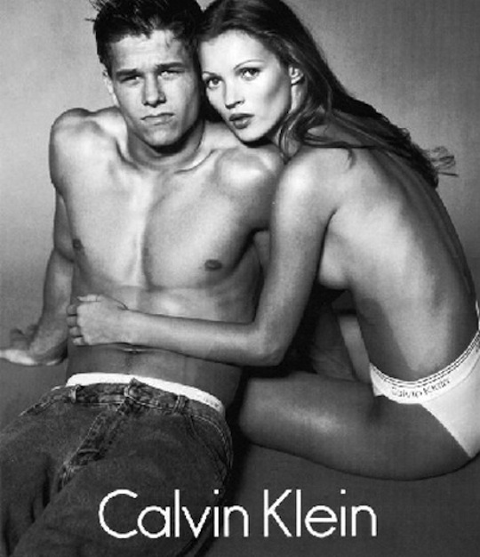 Mark Wahlberg famously shot with Kate Moss. Years later, Mark would say that it was his “most embarrassing moment.”