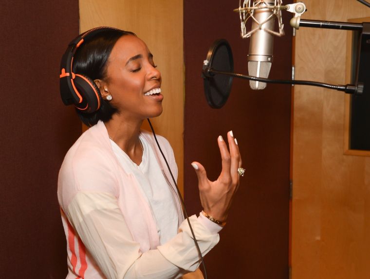 Natural in the studio.