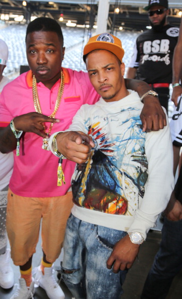 Troy Ave, T.I. and the orange sideways hat.