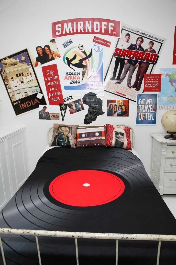 A Staged Bedroom At The Smirnoff Ultimate House Party.