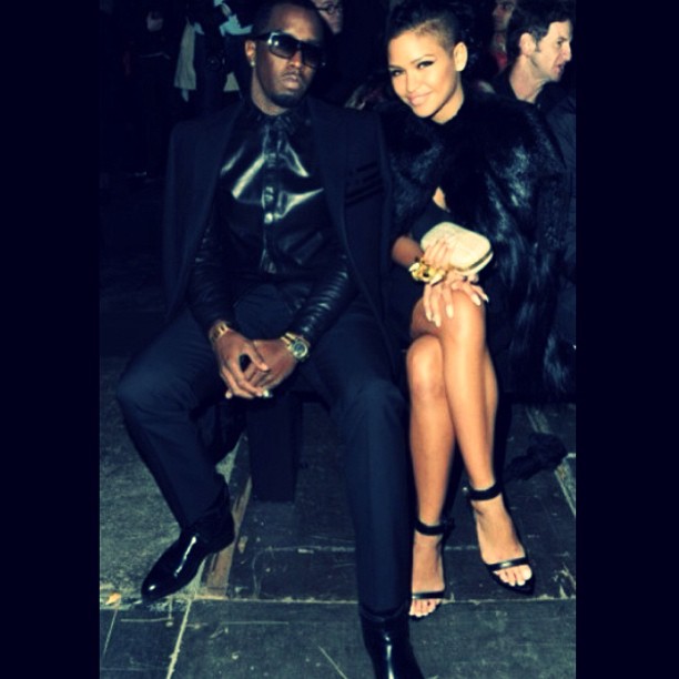 She matches his fly. “#tbt Givenchy Show Paris February 2012 : My heart & my #swag twin.”