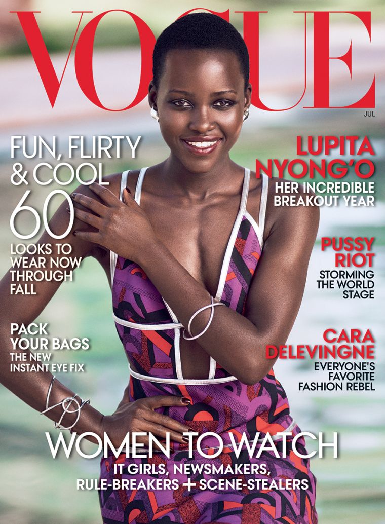 Lupita Nyong’o covers Vogue Magazine.