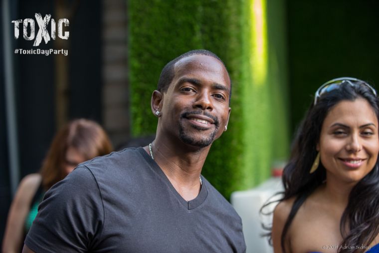 Keith Washington enjoying the party.