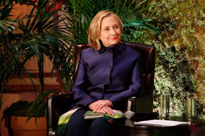May 2013: Hillary’s pantsuits have really evolved through the years, are we right?