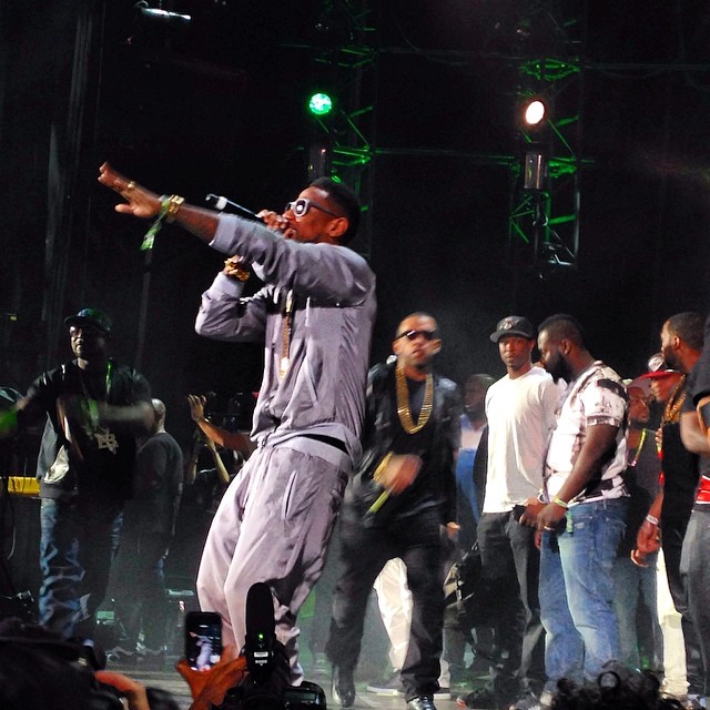Fabolous rocked the crowd at Summer Jam.