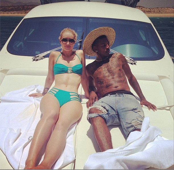 Iggy Azalea and Nick Young take a break from their busy schedule to go on vacation.