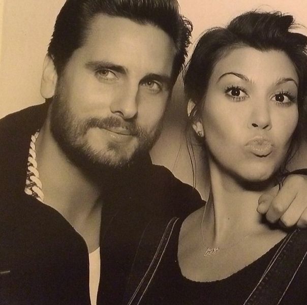 Scott & Kourtney in photo strips.