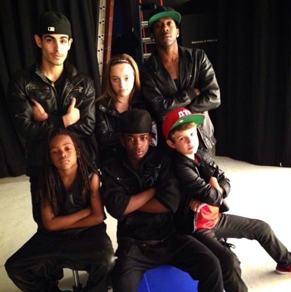 Matty and the crew in all black everything