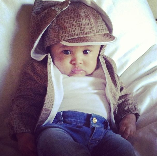 Cairo’s stylin’ on ’em in his Fendi outfit.
