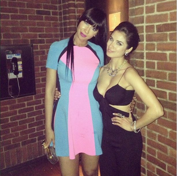 Jackie Cruz & Diane Guerrero, aka “Flaca” and “Ramos,” Looking Fabulous.
