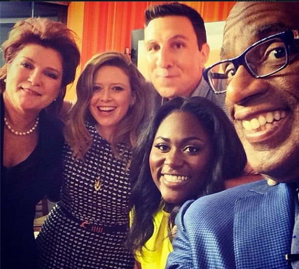 Red, Nicki, Officer Mendez, and Taystee Hangin’ With Al Roker.