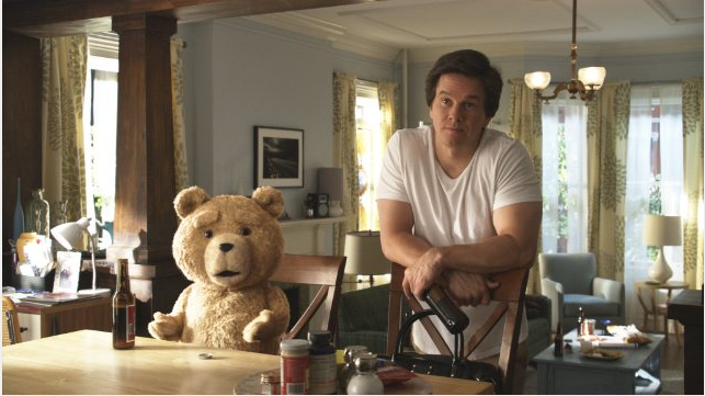Mark Wahlberg is not just an action star. He showed off his funny bone in the 2012 smash hit “Ted.”