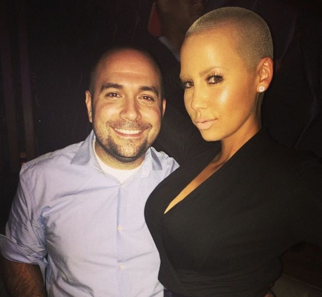 Amber Rose hangs out with Peter Rosenberg.