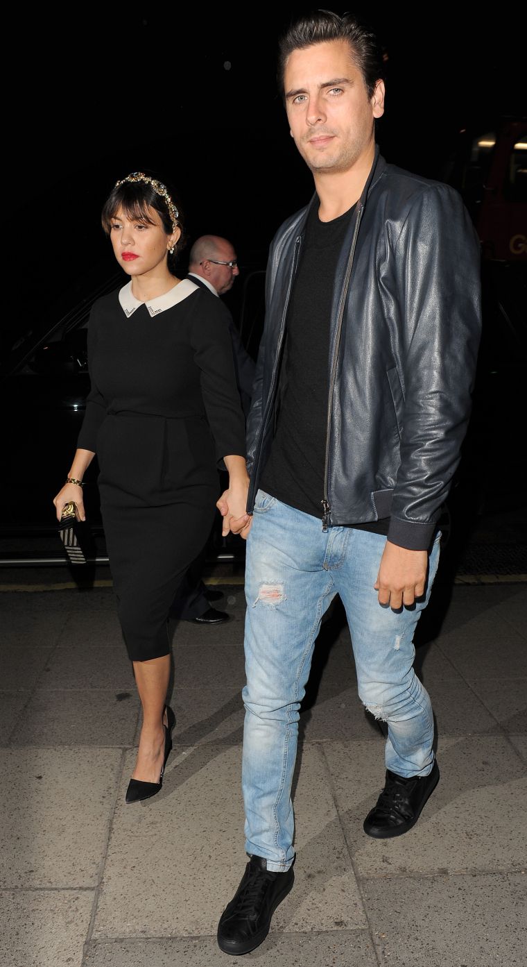 Scott and Kourtney, stylish as always.