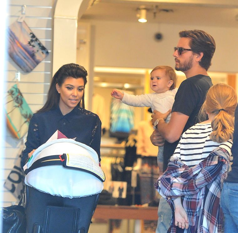 Scott and Kourtney going shopping.