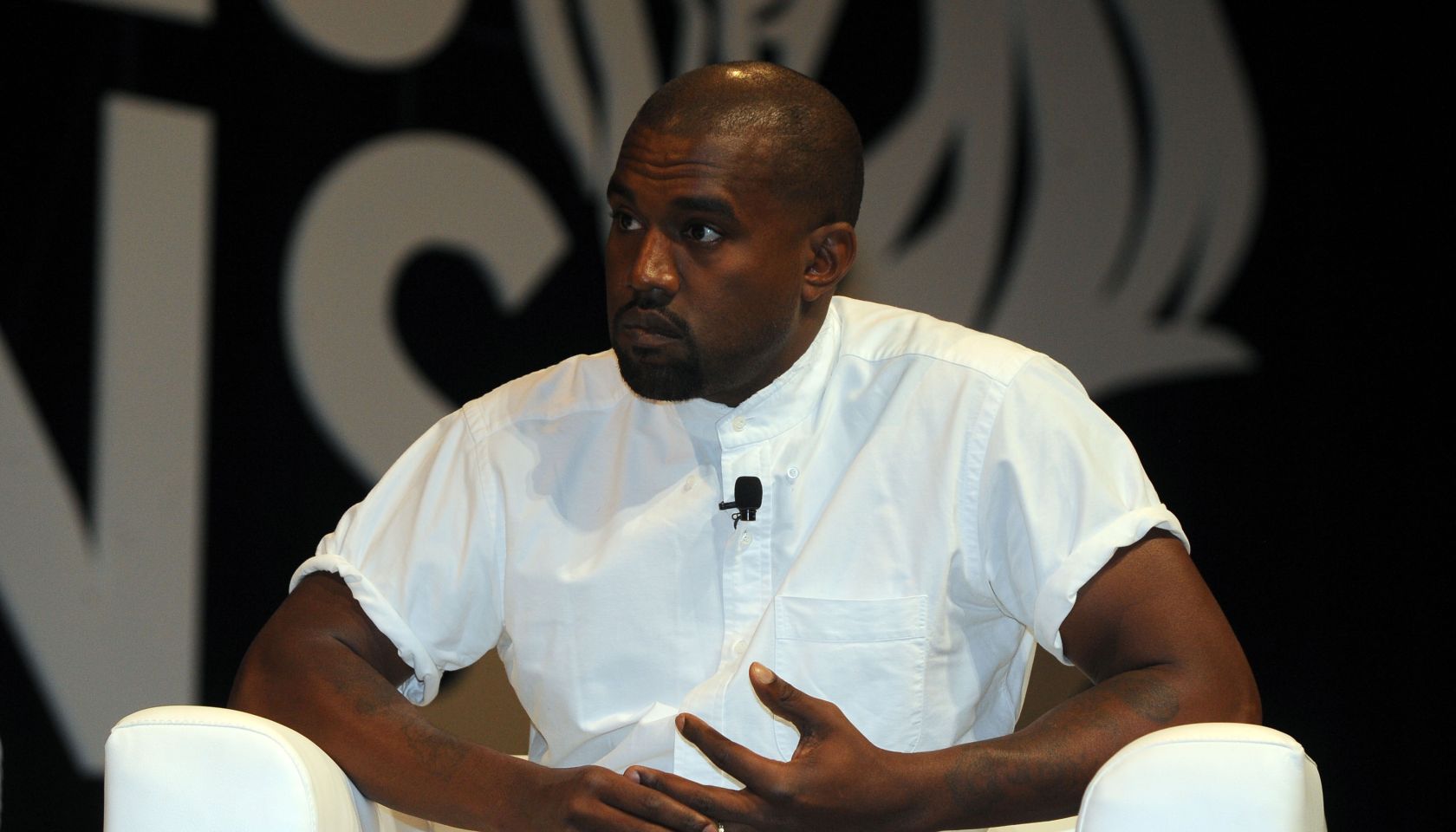 kanye west cannes 2014