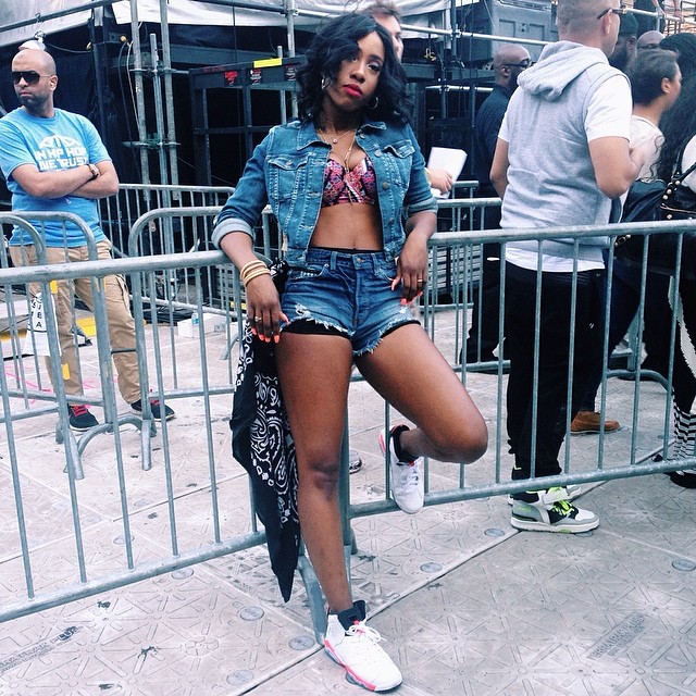 Sevyn Streeter looked gorgeous after her performance.