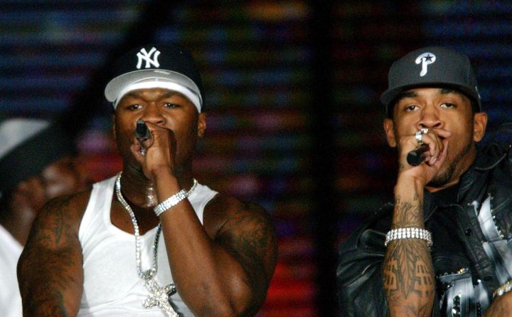 Lloyd Banks, 50 Cent and the famous tank.
