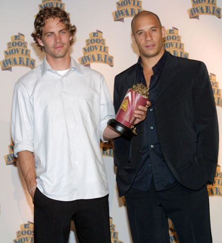 In this throwback to the 2002 MTV Movie Awards red carpet, Vin and the late Paul Walker were definitely crush-worthy.