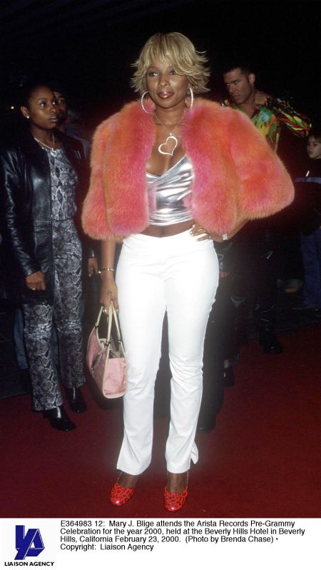 Pink fur and silver metallic, Mary definitely took her share of fashion dares.