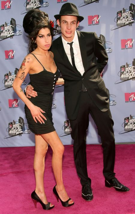 Amy hit the carpet with her beau back in 2008