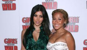 Kim Kardashian and Adrienne Bailon together red carpet 2008