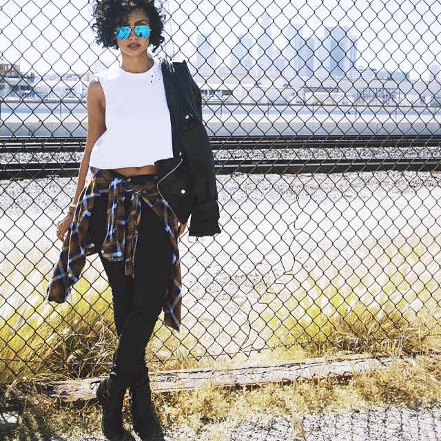 What a cool kid she is