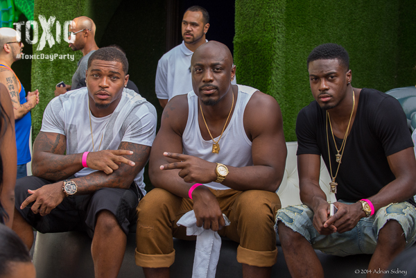 AJ Green Of The Cincinnati Bengals Chills With Some Friends.