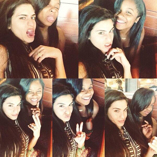 Dhea Sodano and Weezy’s oldest child Reginae Carter seem to be buddied up. Dhea was one of Weezy’s Italian baes and rumored fiancée.