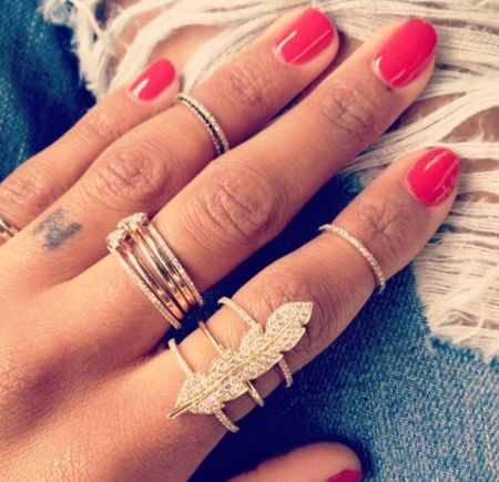 Matching ring finger tattoos with your significant other is the new wedding ring.