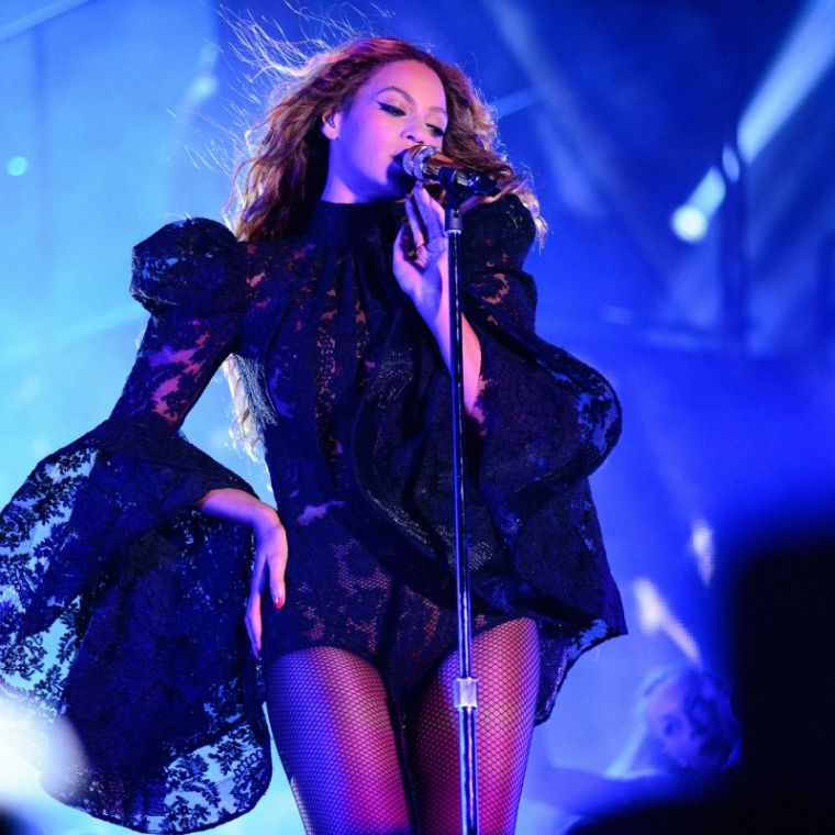 Bey hits the stage in Philly.