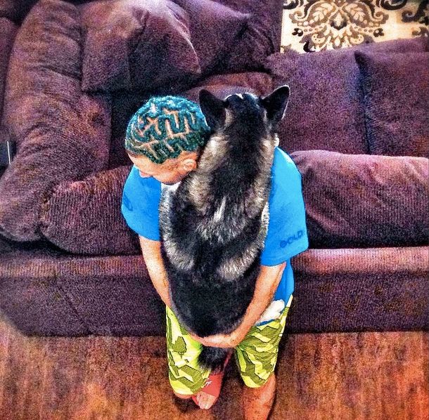 Jody pays Riff Raff back by being there for him.